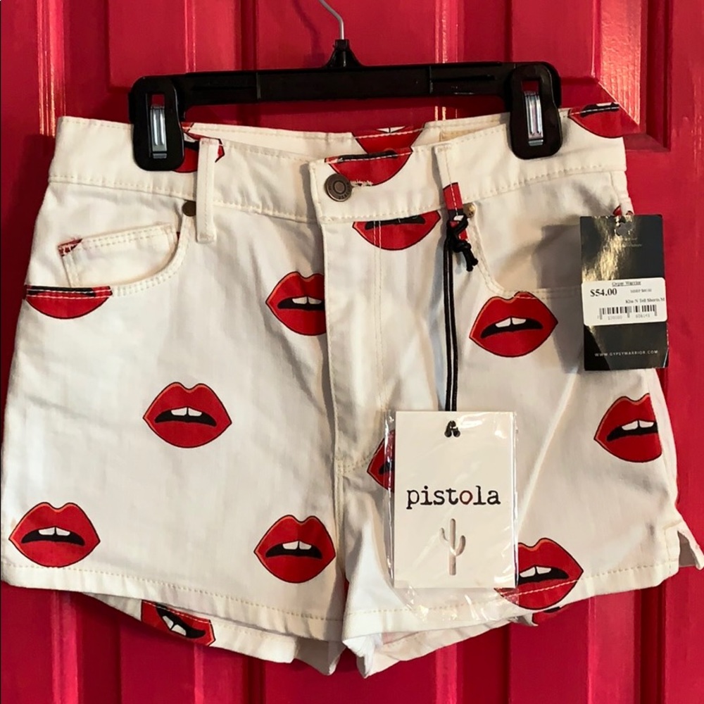 Gypsy Warrior Denim Lip Shorts